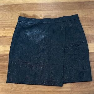 J. Crew NWT Elegant Black Jacquard Women's Skirt